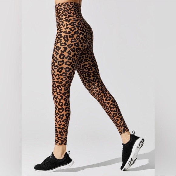Beach Riot Piper Leopard Print Leggings Large - Picture 1 of 5